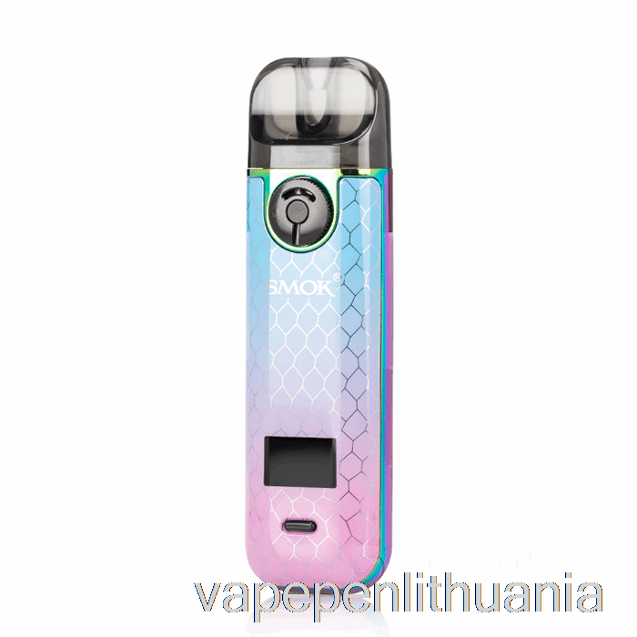 Smok Novo 4 25w Pod Rinkinys Cyan Pink Cobra Vape Skystis